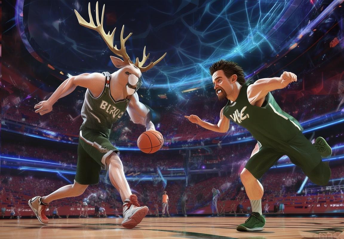 2017年NBA常规赛：雄鹿vs开拓者巅峰对决回顾